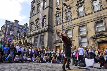 Edinburgh sees the final weekend of the Edinburgh Fringe Festival - Edinburgh, Scotland, UK - 29th August 2009.