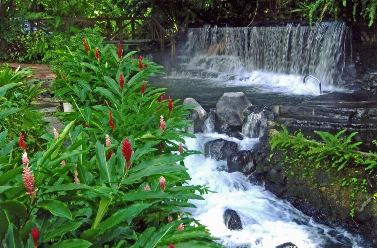 Soak in the hot springs for a romantic break in Costa Rica. Photo: Central Intelligence Agency -The World Factbook via Wikimedia Commons