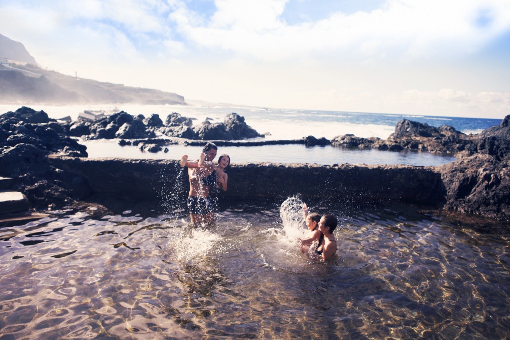 Lava rock pools in Garachico
