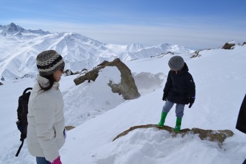 India Gulmarg gondola summit view