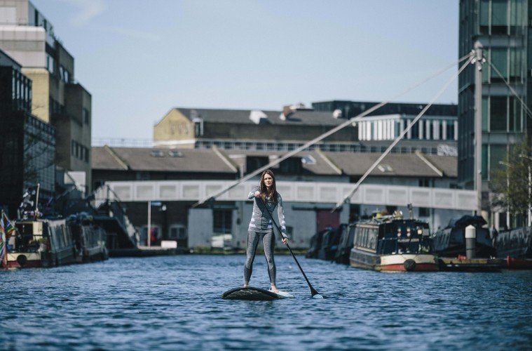Lizzie Carr is the first to paddleboard the length of England