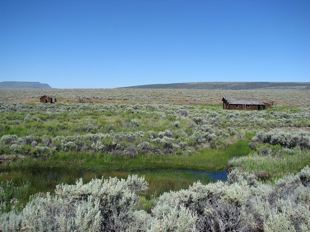 Anna Flook Homestead at Hart Mountain National Antelope Refuge. Photo: USFWS via Flickr
