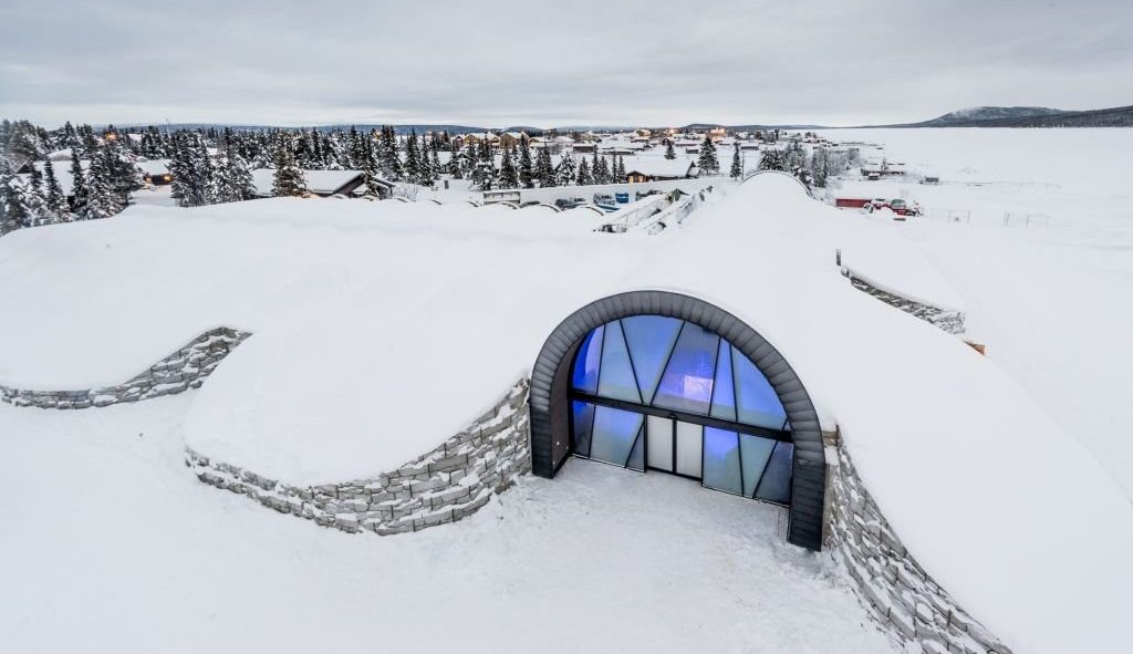 Entrance, Icehotel 365 day trip to Icehotel in Sweden