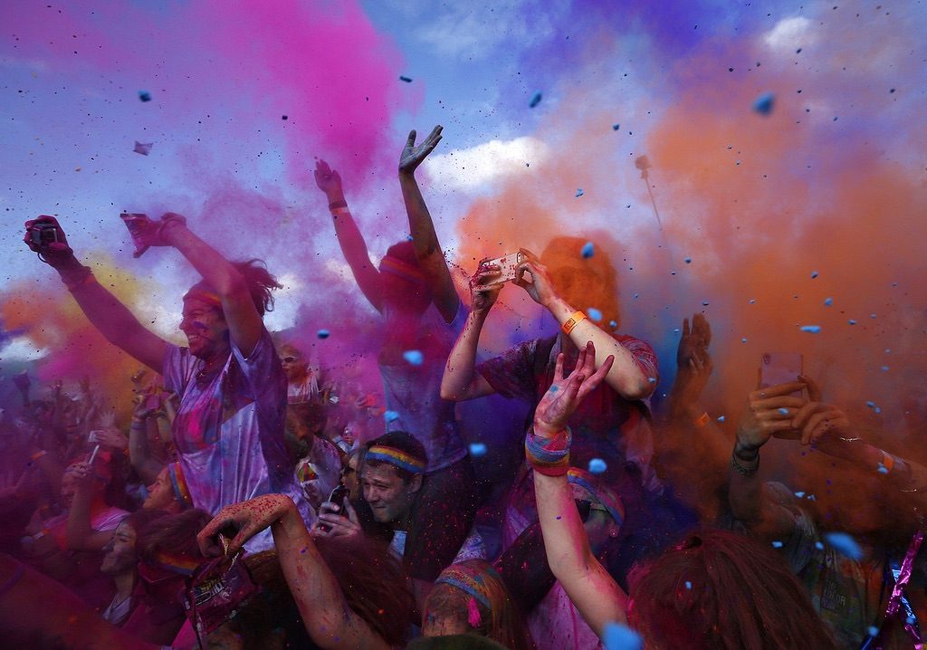 Holi around the world: Join the fun at a Wild Color Run near you