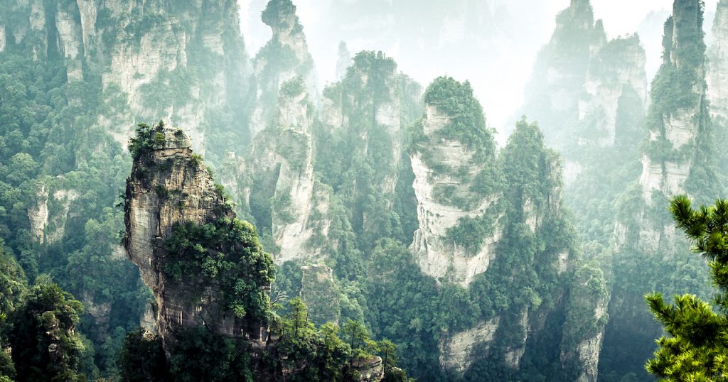 Zhangjiajie National Forest china