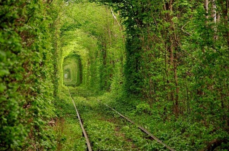 Klevan, Ukraine travel love tunnel