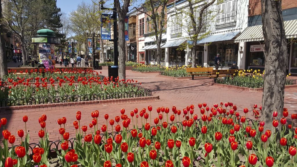 Pearl Street Mall in Boulder Colorado