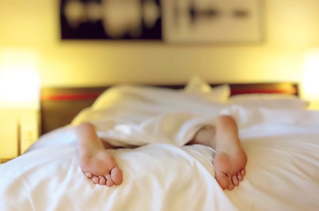 Sleeping feet
