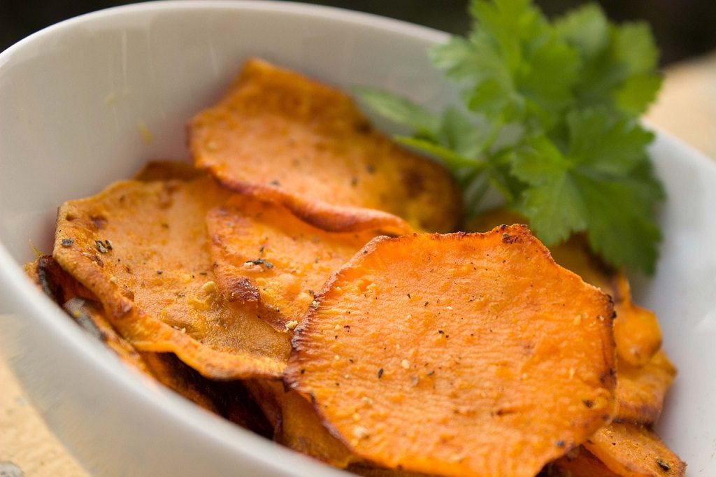 yam puffed snacks