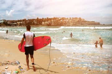 Bondi Beach australia how is Australia tackling its littering problem