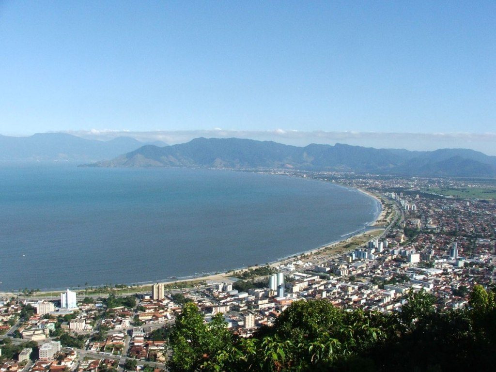 Caraguatatuba Shore in Brazil