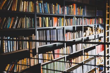 Library bookshelf reduce paper usage