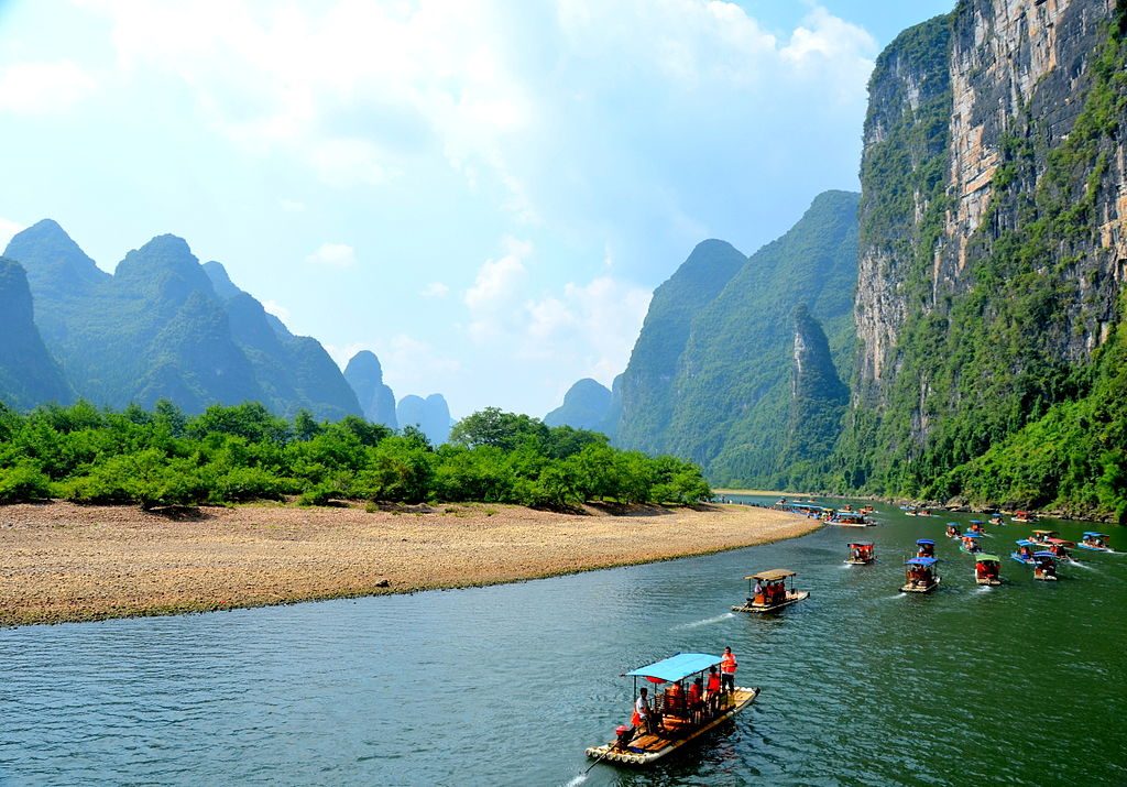 The Li River in China