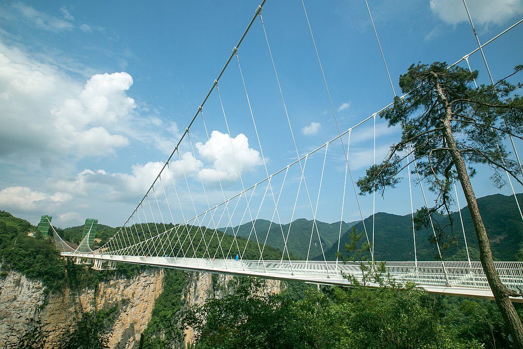 Glass_Bridge in Zhangjiajie China