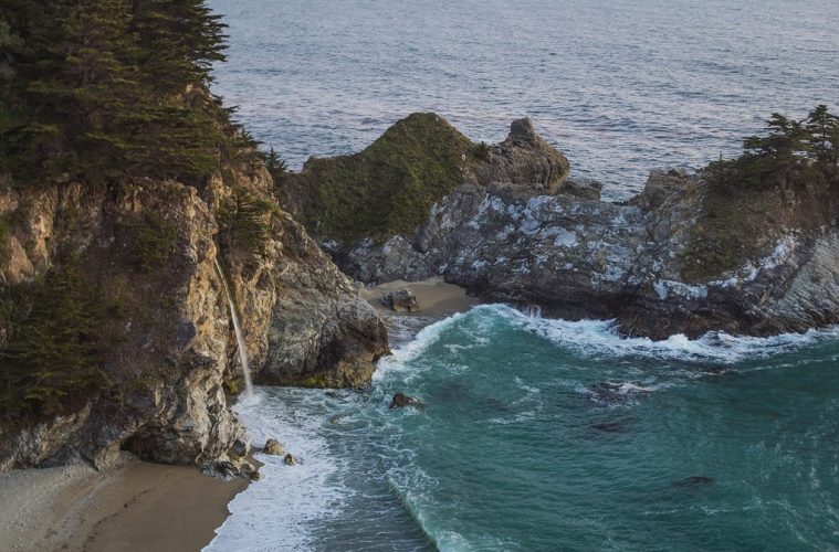 big sur hidden waterfalls america