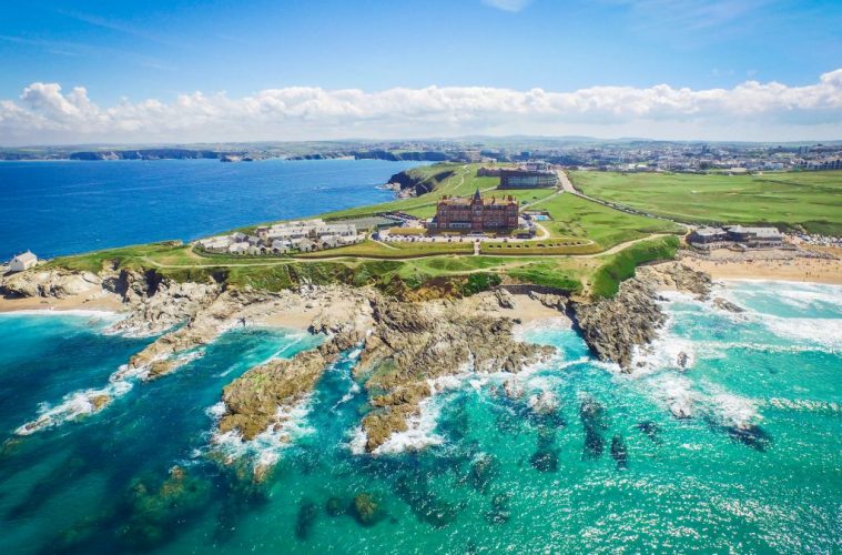 The Headland Hotel overlooking Fistral Beach in Newquay hotels in Cornwall best countries to visit in Europe